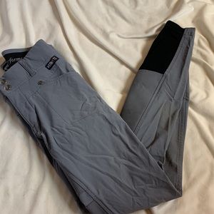 Kerr it full seat breeches size small grey